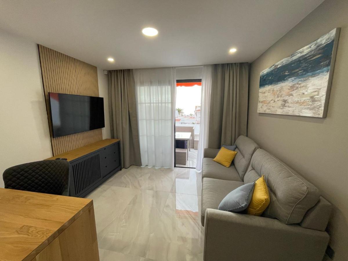 Luxury Diamond - Ocean View, Big Terraces, Air Con, Wifi Apartment Los Cristianos  Luaran gambar