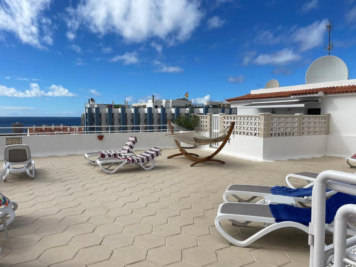 Luxury Diamond - Ocean View, Big Terraces, Air Con, Wifi Apartment Los Cristianos  Luaran gambar