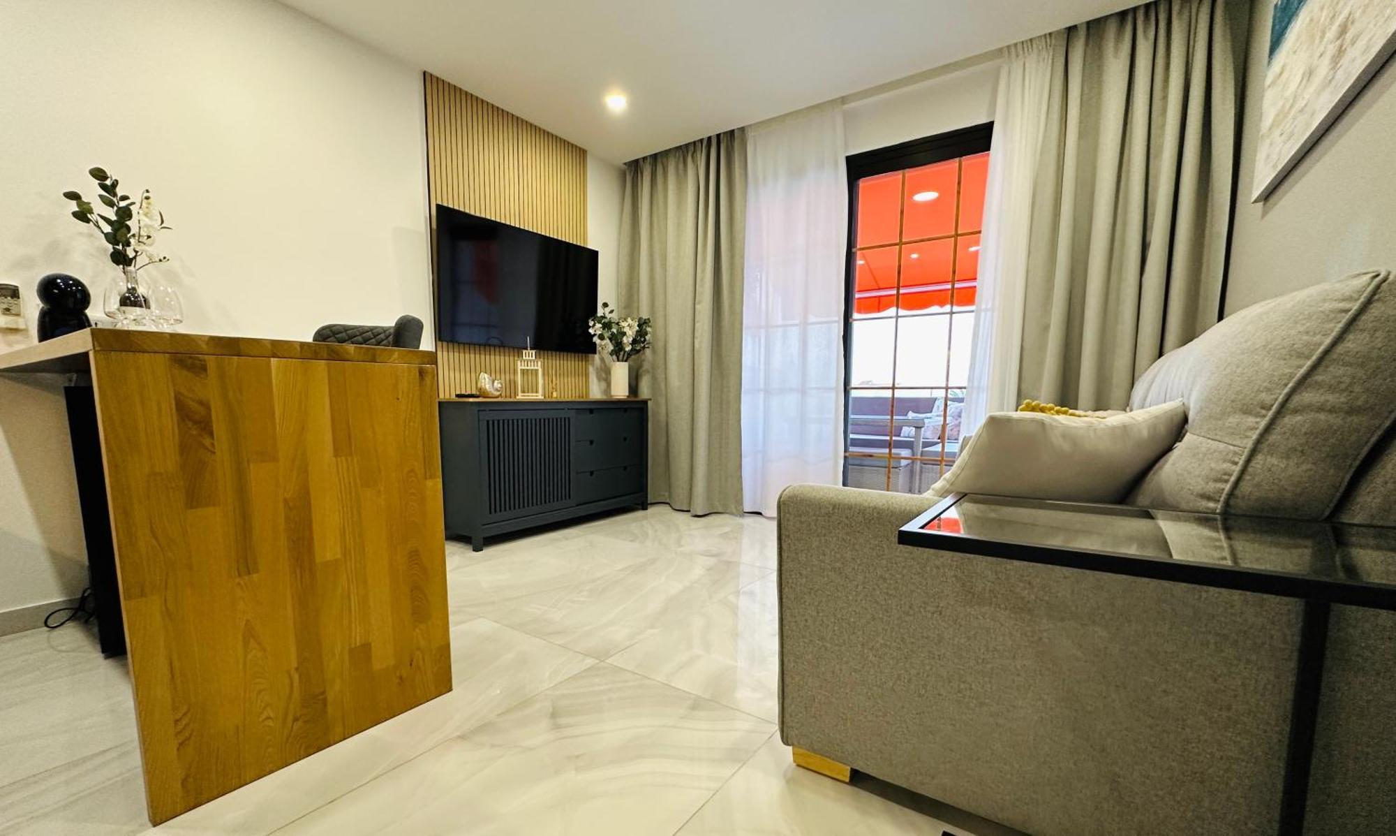 Luxury Diamond - Ocean View, Big Terraces, Air Con, Wifi Apartment Los Cristianos  Luaran gambar