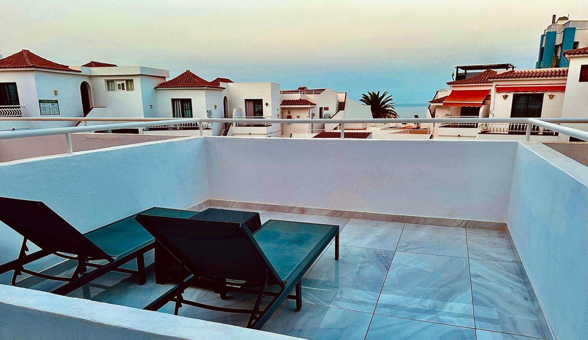Luxury Diamond - Ocean View, Big Terraces, Air Con, Wifi Apartment Los Cristianos  Luaran gambar