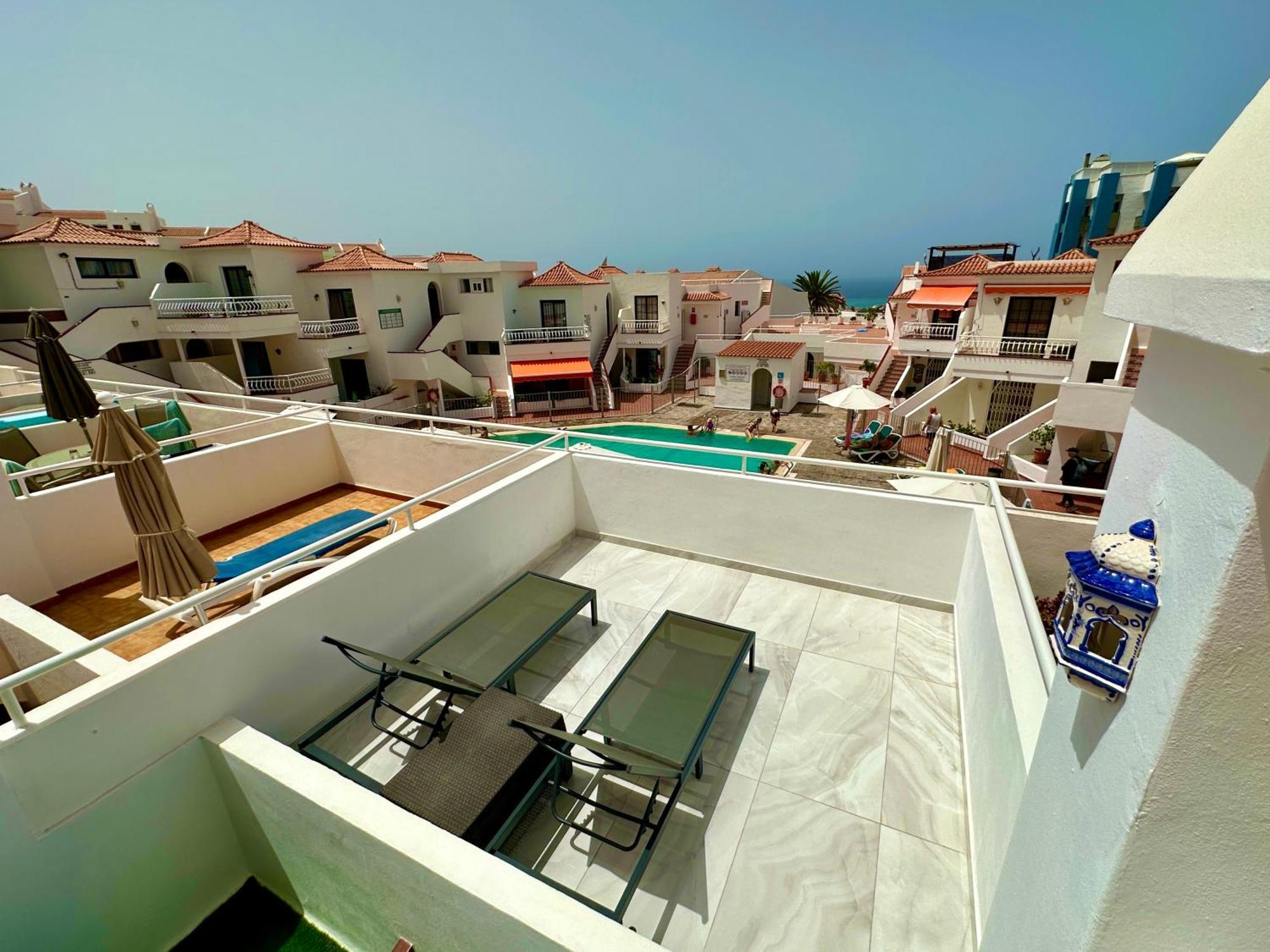 Luxury Diamond - Ocean View, Big Terraces, Air Con, Wifi Apartment Los Cristianos  Luaran gambar